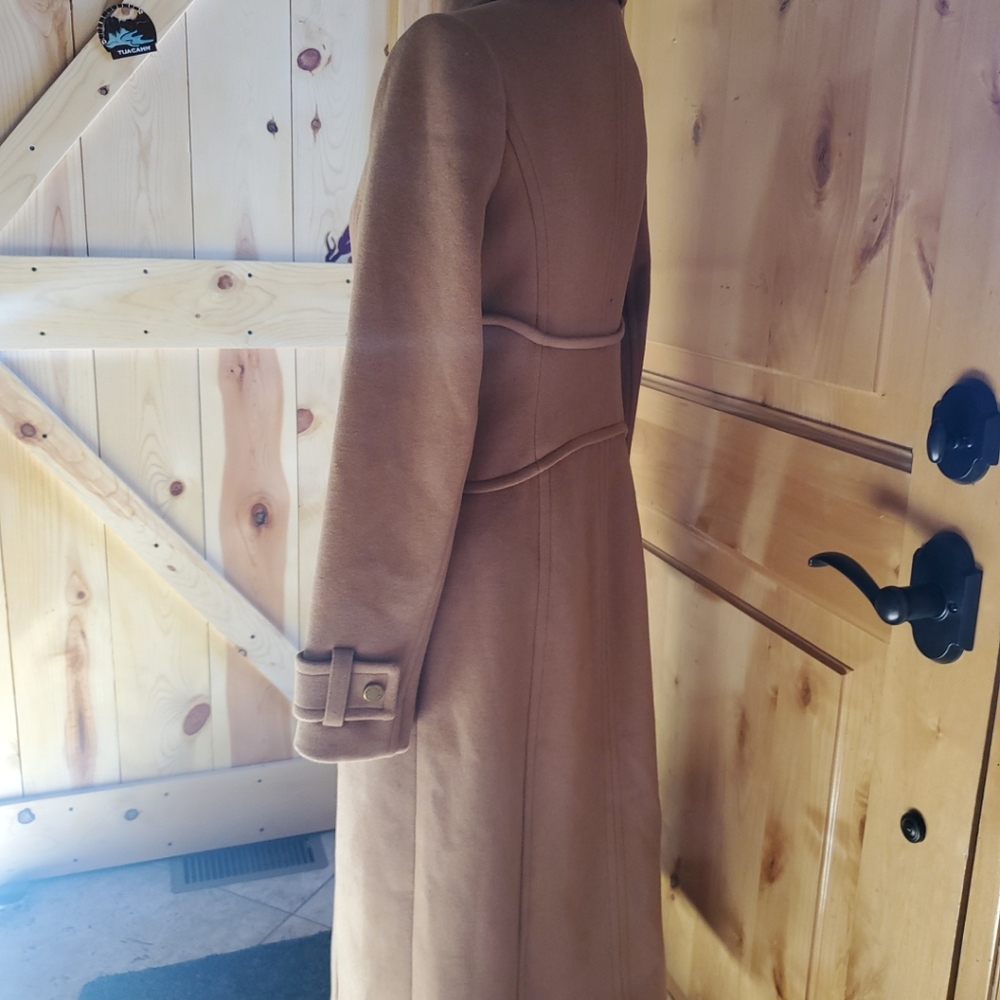 Marciano Guess Wool Blend Coat Beige | Women's Coats And Jackets - Picture 9 of 12